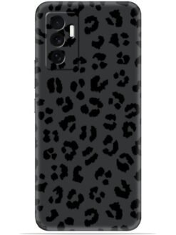 Black leopard print Soft Mobile Cover for Vivo Y75 (4G)