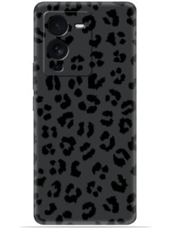 Black leopard print Soft Mobile Cover for Vivo V25 Pro (5G)