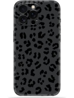 Black leopard print Soft Mobile Cover for Apple Iphone 14 Pro Max
