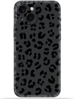 Black leopard print Soft Mobile Cover for Apple Iphone 14