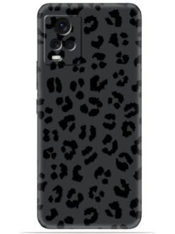 Black leopard print Soft Silicone Mobile Case for Vivo V20 Pro