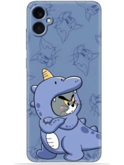 Blue tom and jerry Soft Mobile Cover for Samsung Galaxy F05