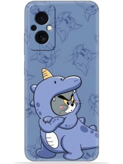 Blue tom and jerry Soft Silicone Mobile Case for Poco M4 (5G)
