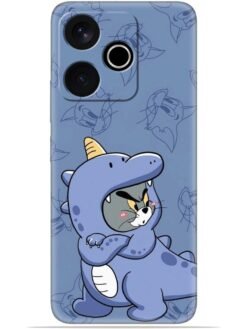 Blue tom and jerry Soft Silicone Mobile Case for Xiaomi Redmi 13 (5G)
