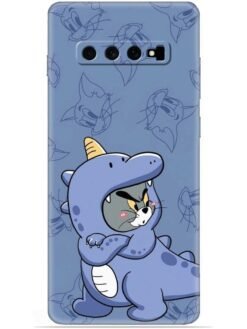 Blue tom and jerry Soft Mobile Cover for Samsung Galaxy S10 Plus