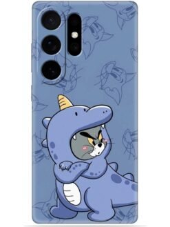 Blue tom and jerry Soft Mobile Cover for Samsung Galaxy S25 Ultra