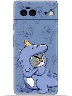 Blue tom and jerry Soft Mobile Cover for Google Pixel 6