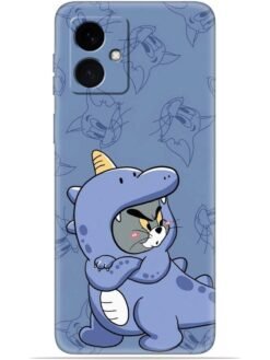 Blue tom and jerry Soft Mobile Cover for Motorola Moto G54 (5G)