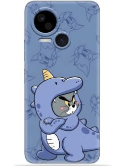 Blue tom and jerry Soft Mobile Cover for Tecno Spark 10 (5G)