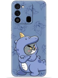 Blue tom and jerry Soft Mobile Cover for Tecno Spark 9