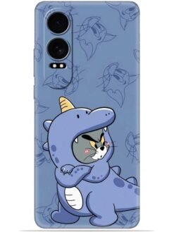 Blue tom and jerry Soft Mobile Cover for Oneplus Nord Ce 4 Lite (5G)