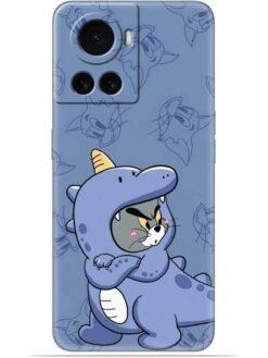 Blue tom and jerry Soft Mobile Cover for Oneplus 10R (5G)