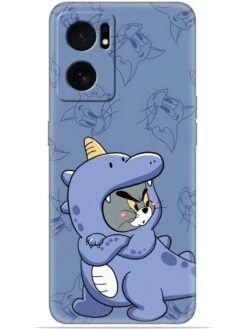 Blue tom and jerry Soft Mobile Cover for Oneplus Nord Ce 2 (5G)