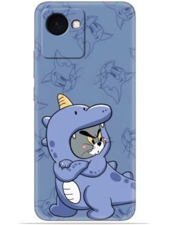 Blue tom and jerry Soft Mobile Cover for Realme C30/C30S