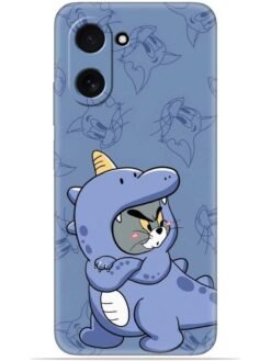 Blue tom and jerry Soft Mobile Cover for Realme 10 Pro (5G)