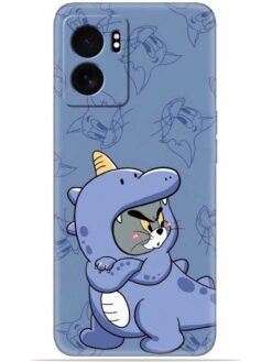 Blue tom and jerry Soft Mobile Cover for Oppo A57 (5G)