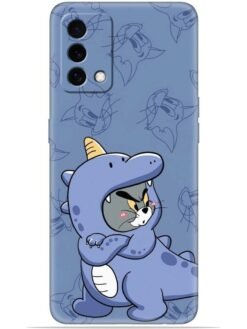 Blue tom and jerry Soft Mobile Cover for Oppo F19/F19s