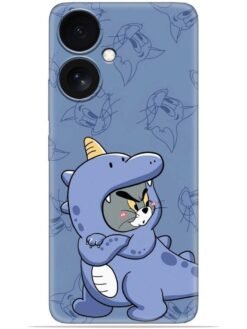 Blue tom and jerry Soft Mobile Cover for Xiaomi Redmi 13C (5G)