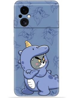 Blue tom and jerry Soft Mobile Cover for Poco M4 (5G)