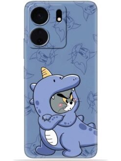 Blue tom and jerry Soft Mobile Cover for Xiaomi Redmi 13C (4G)