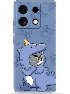 Blue tom and jerry Soft Mobile Cover for Xiaomi Redmi Note 13 Pro (5G)