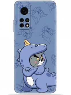 Blue tom and jerry Soft Mobile Cover for Xiaomi Mi 10T (5G)