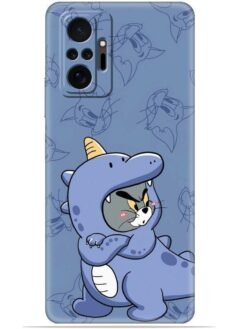 Blue tom and jerry Soft Mobile Cover for Xiaomi Redmi Note 10 Pro Max