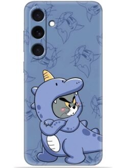 Blue tom and jerry Soft Mobile Cover for Samsung Galaxy S24 Fe (5G)