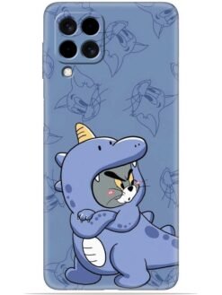 Blue tom and jerry Soft Mobile Cover for Samsung Galaxy M53 (5G)