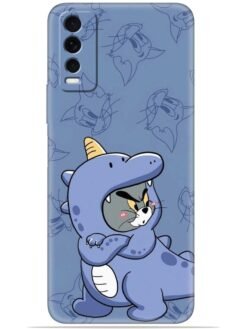 Blue tom and jerry Soft Mobile Cover for Vivo Y20/Y20i/Y20s/Y20A/Y20G/Y20T