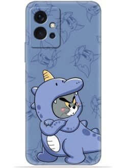 Blue tom and jerry Soft Mobile Cover for Vivo T1 (5G)