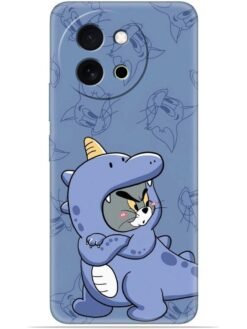 Blue tom and jerry Soft Mobile Cover for Vivo Y58 (5G)