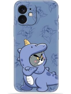 Blue tom and jerry Soft Mobile Cover for Apple Iphone 12 Mini