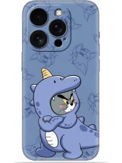 Blue tom and jerry Soft Mobile Cover for Apple Iphone 15 Pro