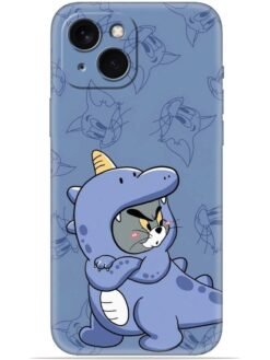 Blue tom and jerry Soft Mobile Cover for Apple Iphone 14 Plus
