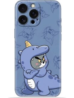 Blue tom and jerry Soft Mobile Cover for Apple Iphone 16 Pro Max