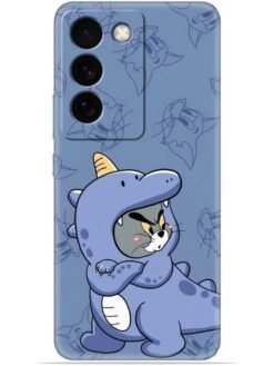 Blue tom and jerry Soft Mobile Cover for Vivo T3 (5G)