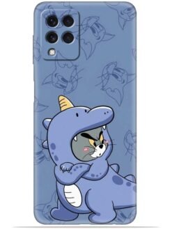 Blue tom and jerry Soft Silicone Mobile Case for Samsung Galaxy A22 (4G)