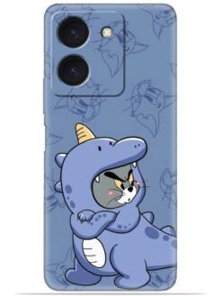 Blue tom and jerry Soft Silicone Mobile Case for Vivo Y36