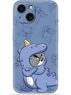 Blue tom and jerry Soft Mobile Cover for Apple Iphone 15