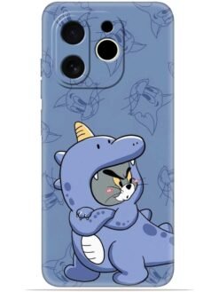 Blue tom and jerry Soft Mobile Cover for Tecno Pop 9 (5G)