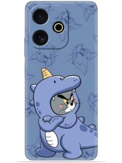 Blue tom and jerry Soft Mobile Cover for Oppo A5 Pro (5G)
