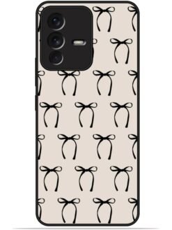 Bow design Glossy Metal TPU Phone Cover for Vivo V23 (5G)