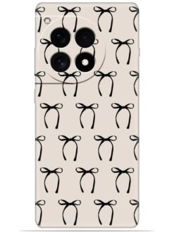 Bow design Soft Mobile Cover for Oneplus 12R (5G)