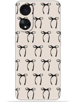 Bow design Soft Silicone Mobile Case for Oppo A78 (4G)