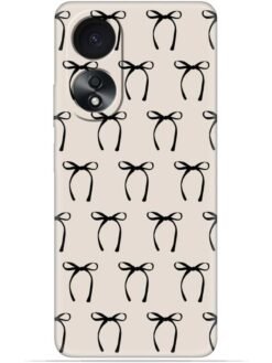 Bow design Soft Silicone Mobile Case for Oppo A58 (4G)