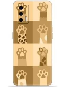 Cat legs design Soft Silicone Mobile Case for Realme X7 Max (5G)