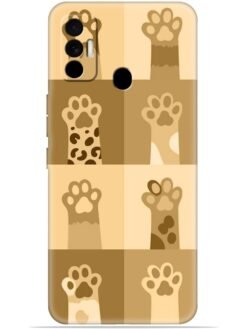 Cat legs design Soft Silicone Mobile Case for Tecno Spark 7