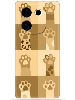 Cat legs design Soft Silicone Mobile Case for Vivo T3 Pro (5G)