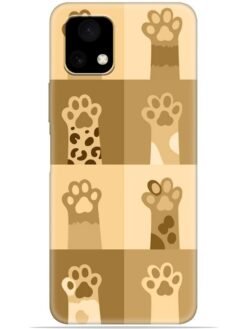 Cat legs design Soft Silicone Mobile Case for Vivo Y72 (5G)
